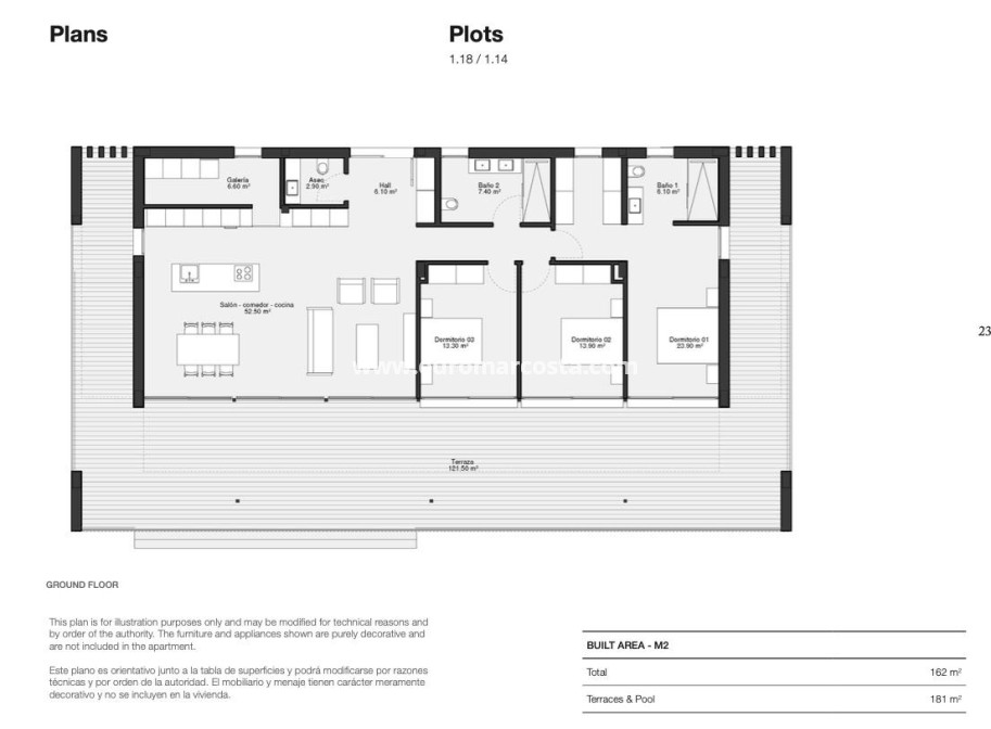 Venta - Villa - San Miguel de Salinas - Las Colinas Golf