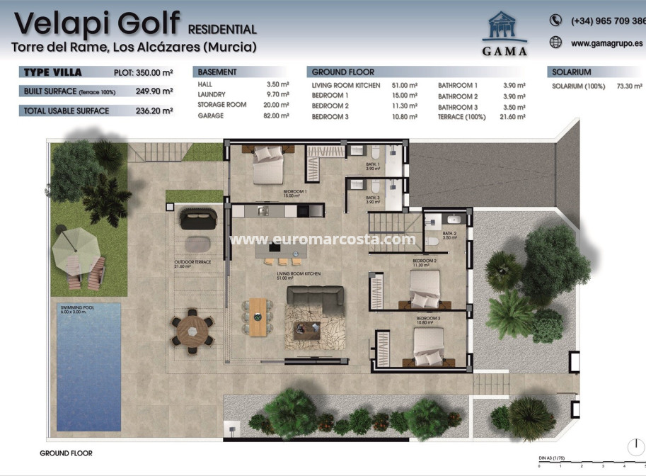 Neubauten - Villa freitstehend - Los Alcazares - Murcia