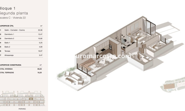 New Build - Apartment / flat - Orihuela Costa