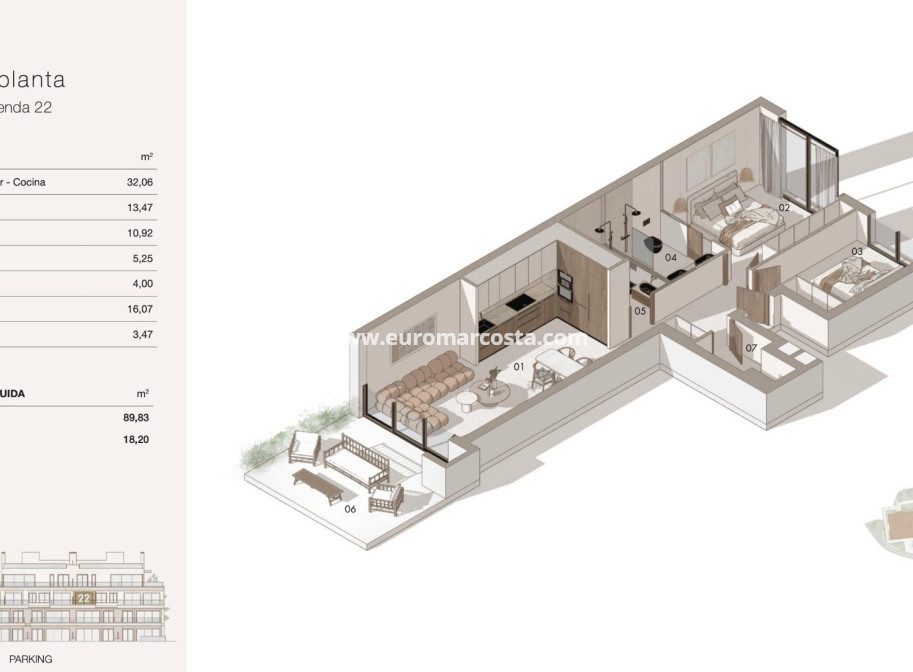 New Build - Apartment / flat - Orihuela Costa