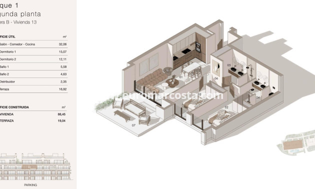 New Build - Apartment / flat - Orihuela Costa