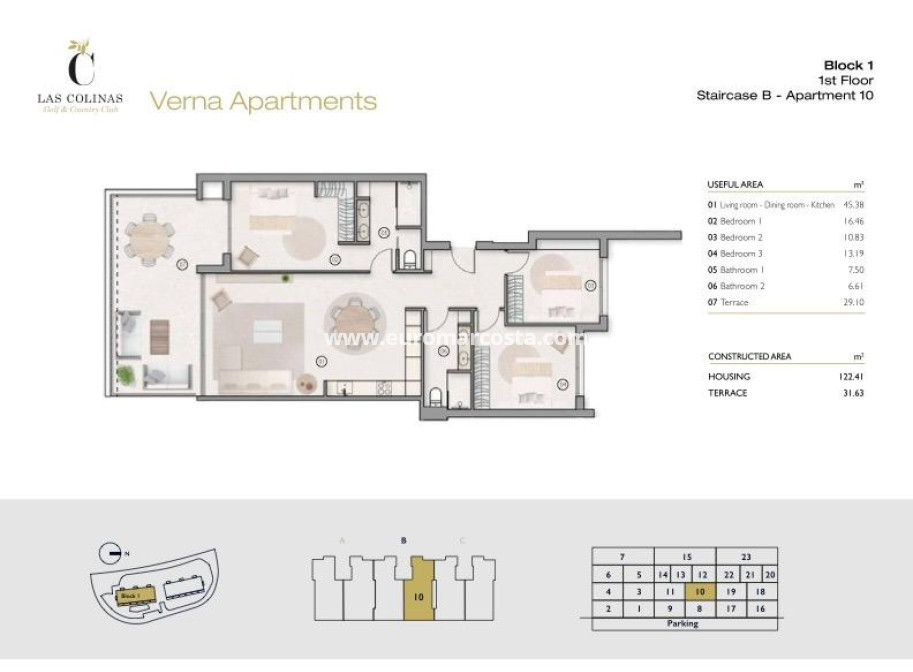 New Build - Apartment / flat - San Miguel de Salinas