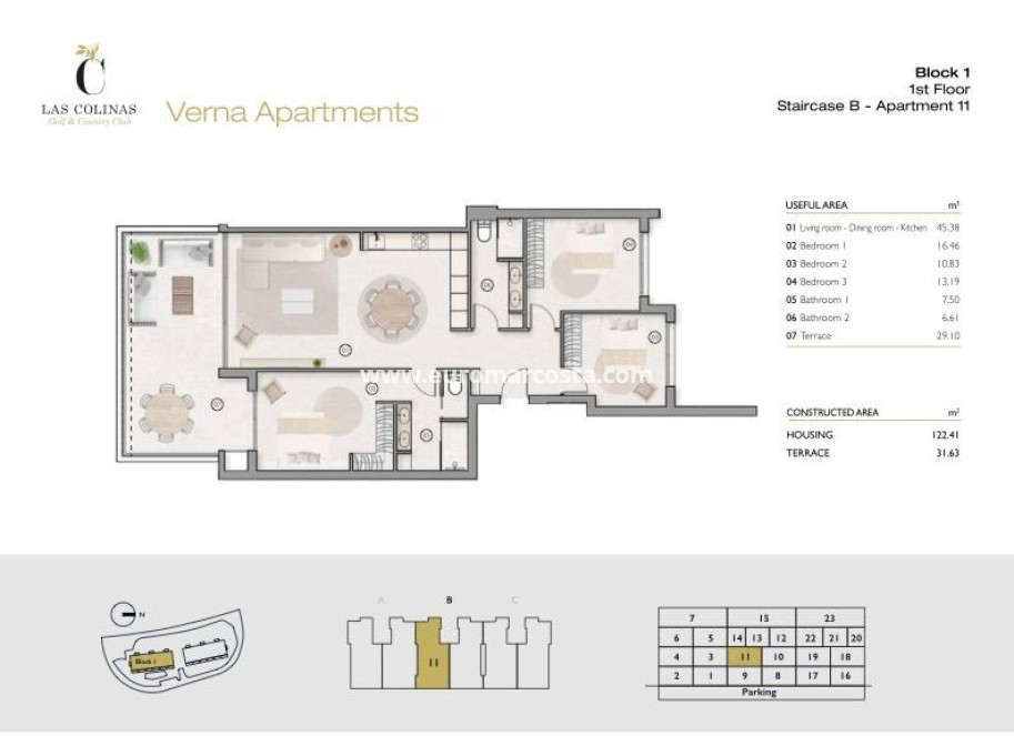New Build - Apartment / flat - San Miguel de Salinas