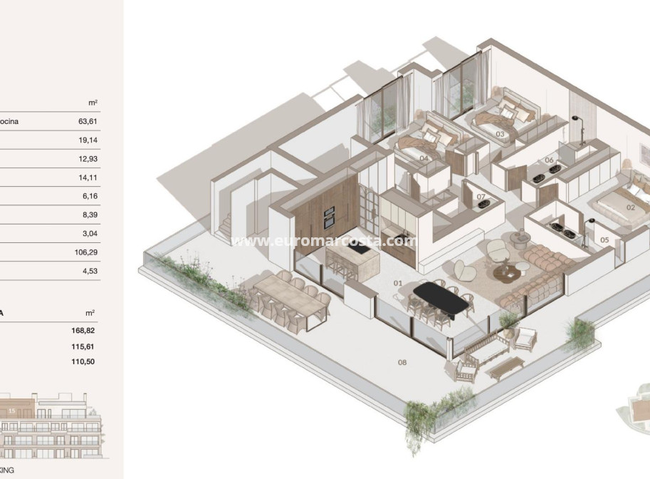 New Build - Apartment / flat - San Miguel de Salinas