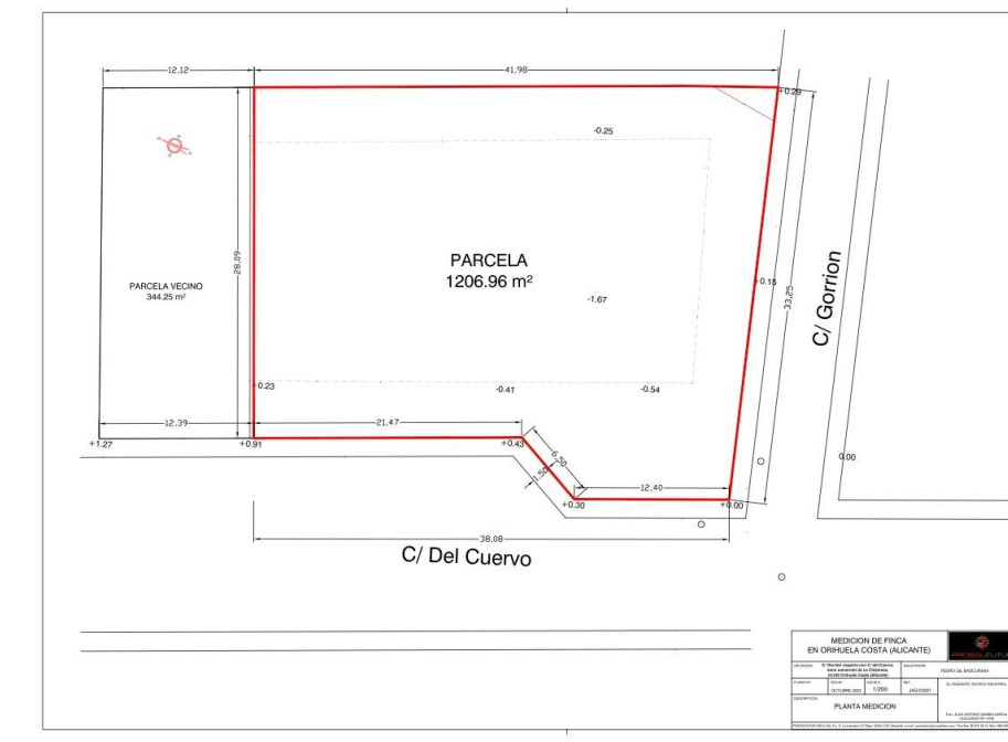 Sale - Plot / Land - Orihuela Costa